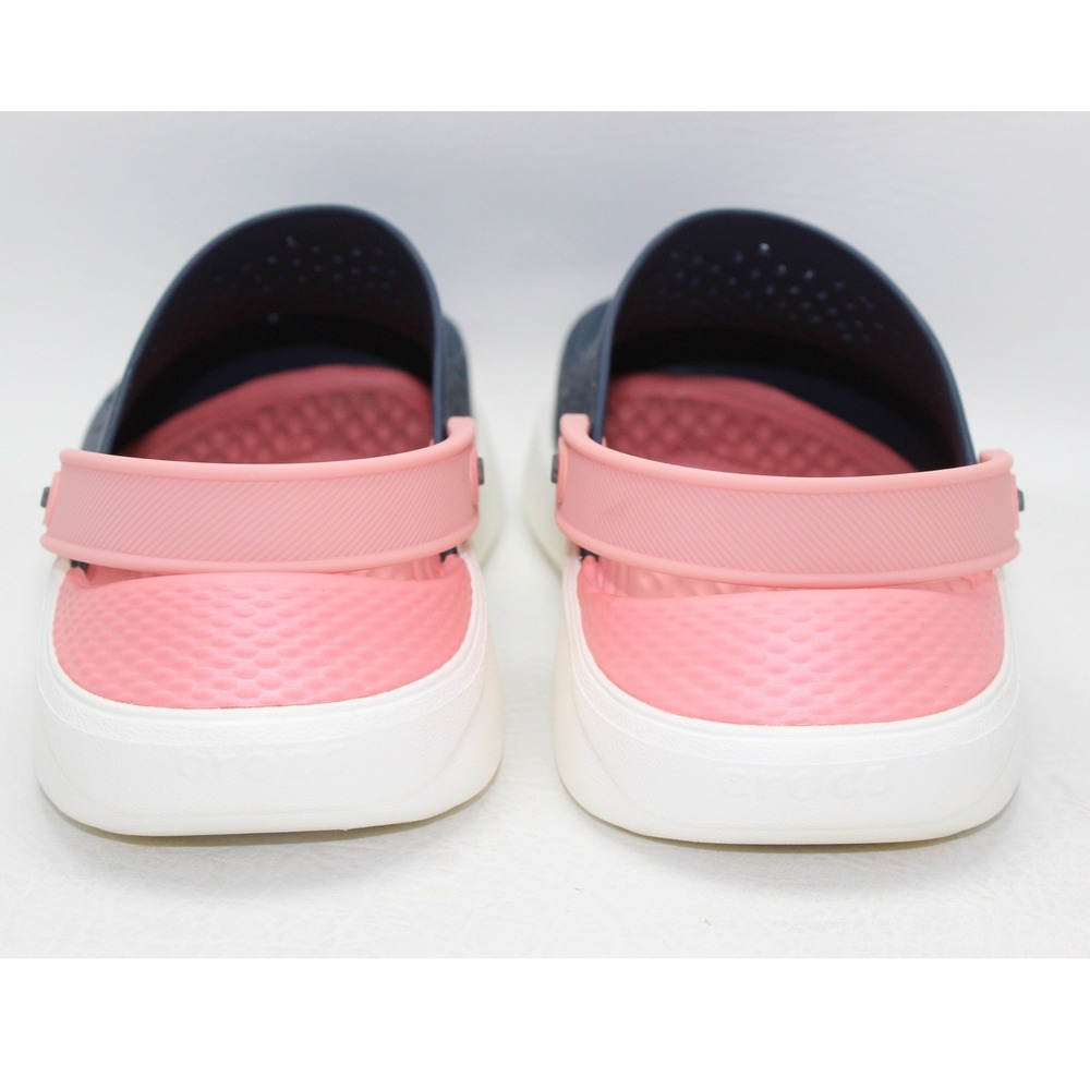 Crocs LiteRide 360 Clogs Navy Pink Mens 7 Womens 9 Comfort Slip On Shoes - Picture 4 of 7
